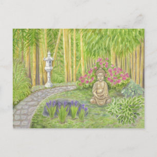 Buddha Garden postcard