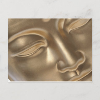 BUDDHA Gold Postcard