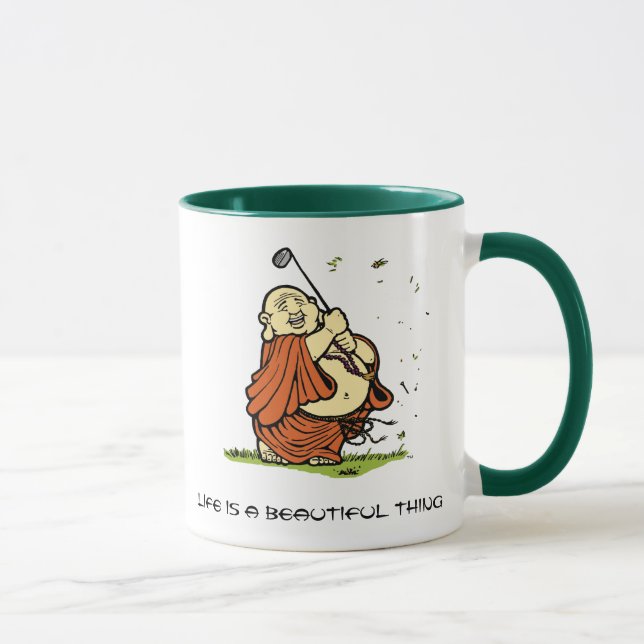 Buddha Golf Mug - Customized (Right)