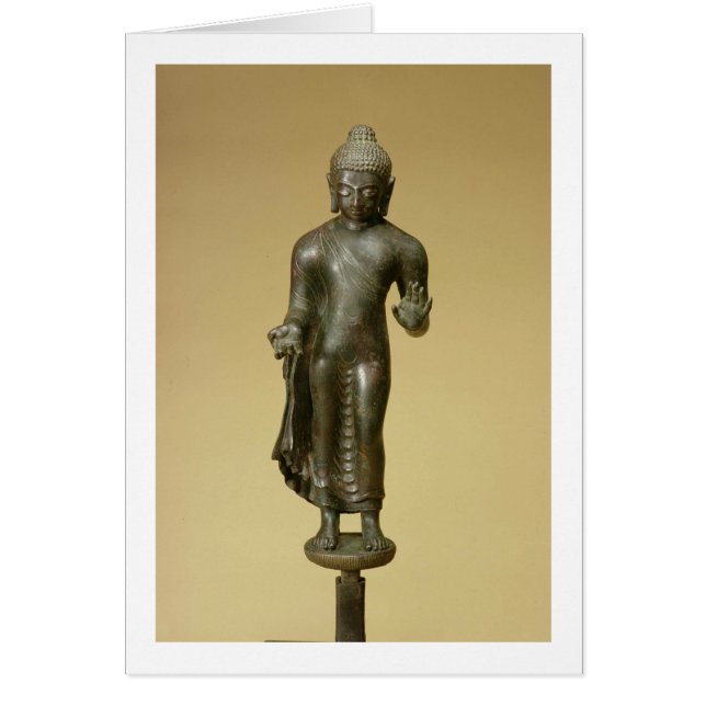 Buddha, Gupta, Phopnar (bronze) (Front)