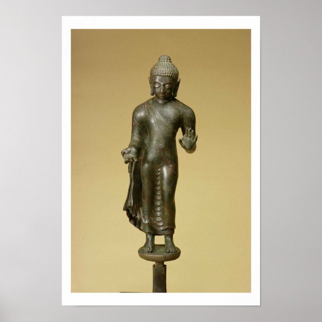 Buddha, Gupta, Phopnar (bronze) Poster (Front)