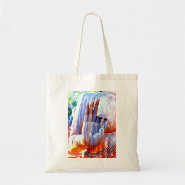 Buddha Hand A-Ok Mudra Tote Bag (Front)