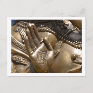 Buddha Hand ~ Thai Temple Photograph Postcard