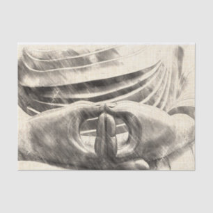 Buddha Hands Dhyana Mudra Tissue Paper