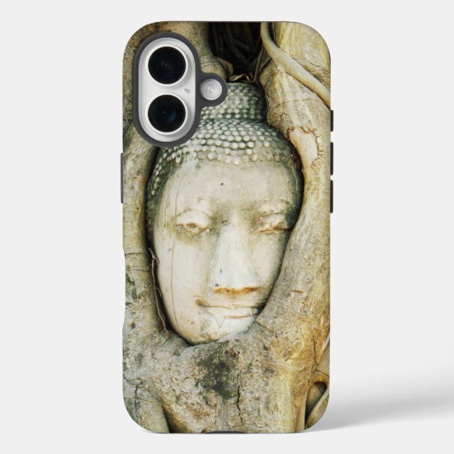 Buddha Head in the Fig Tree .. Ayutthaya, Thailand Case-Mate iPhone Case (Back)