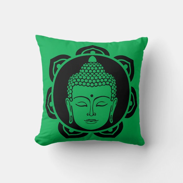 Buddha Head Meditation Pillow (Front)