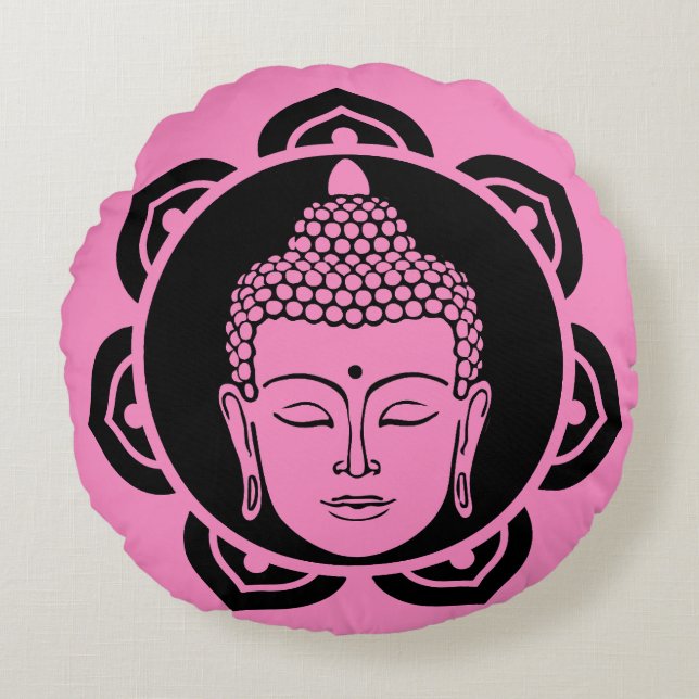 Buddha Head Meditation Pillow (Front)