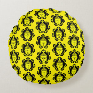 Buddha Home And Living Round Pillow