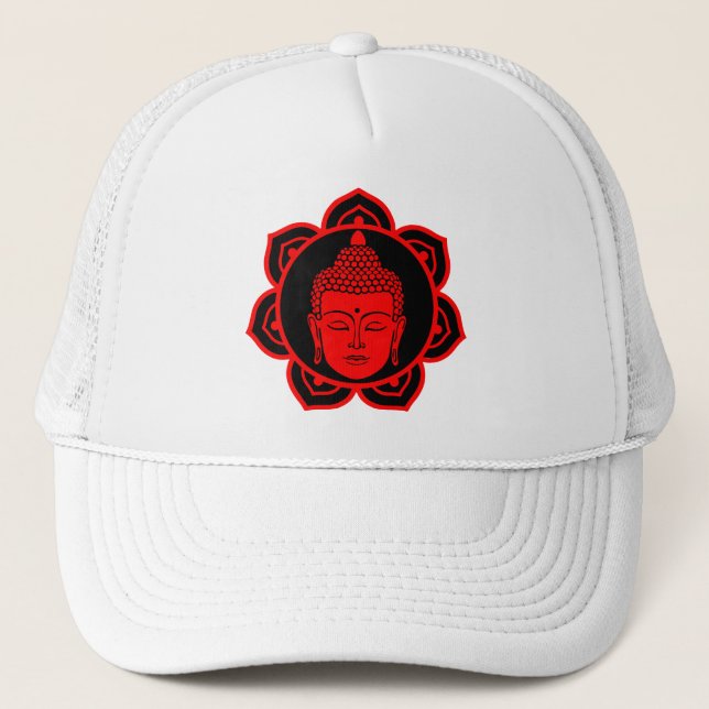 Buddha Home Decor Trucker Hat (Front)
