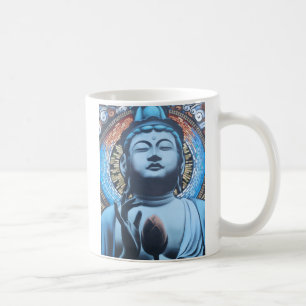 Buddha in Blue Coffee Mug