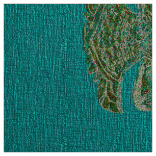 buddha in blue fabric