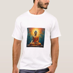 Buddha in Colourful Abstract Art by TravelArty! 🧘 T-Shirt