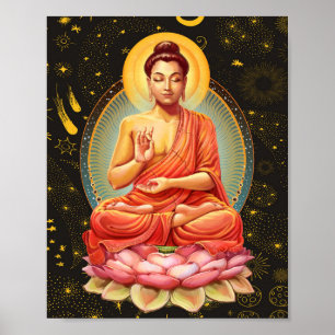 Buddha in Ecstacy Poster