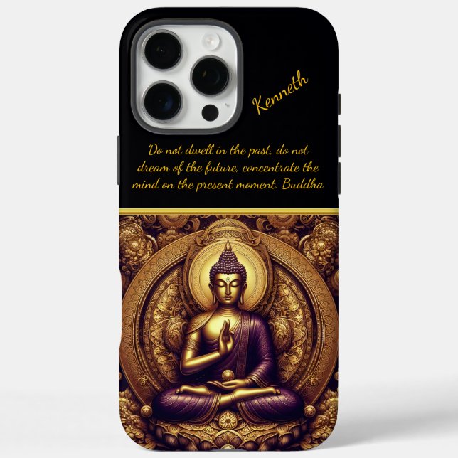 Buddha in gold relief. Case-Mate iPhone case (Back)