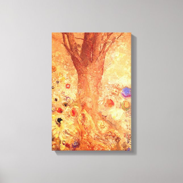 Buddha in His Youth by Redon Canvas Print (Front)