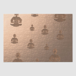 buddha in marsala wrapping paper