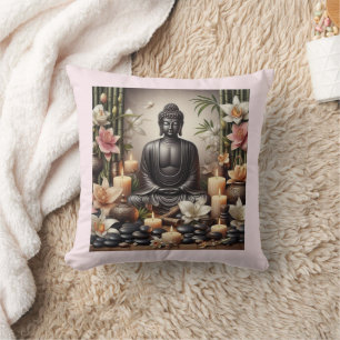 Buddha in Prayer Decorative Throw Pillow