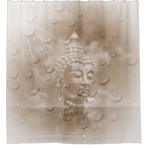 buddha in sepia