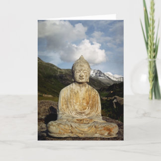 Buddha in the Mountains Card