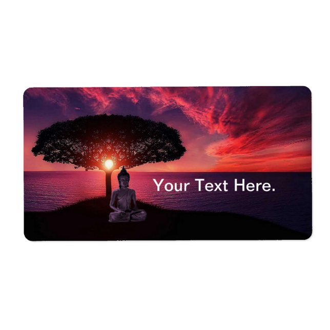 Buddha in the Red Evening Sky (Front)