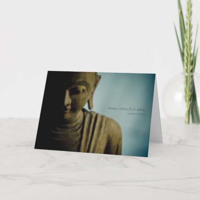 Buddha • Inspirational Card (Front)