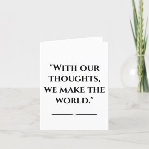 Buddha Inspirational Quote Announcement