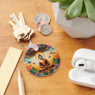 Buddha Keychain