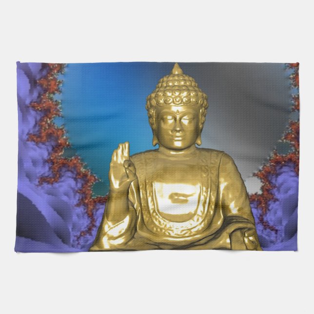 Buddha Kitchen Towel (Horizontal)