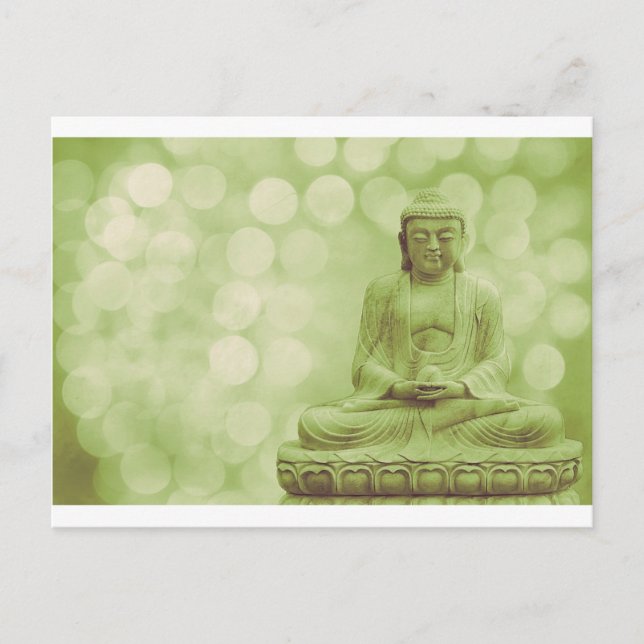 buddha light (light green) postcard (Front)
