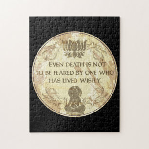 Buddha Live Wisely Jigsaw Puzzle