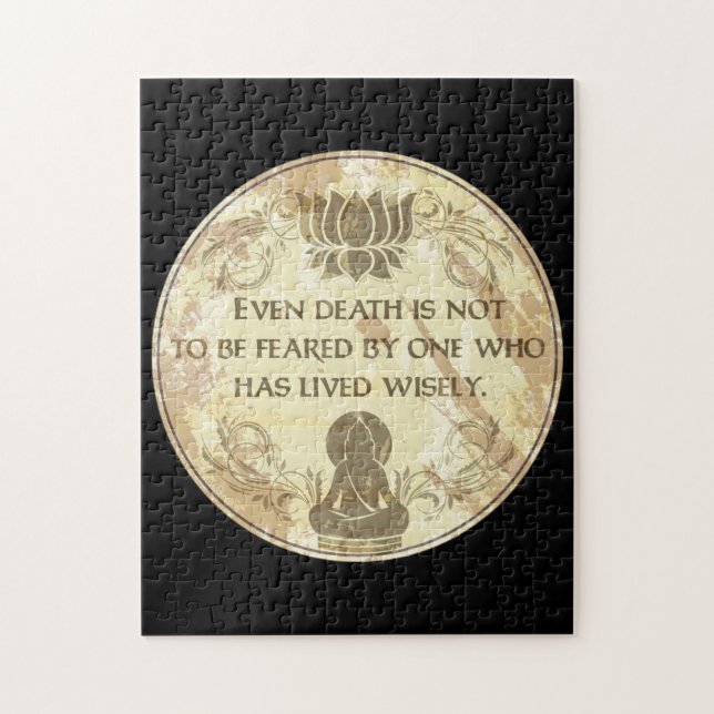 Buddha Live Wisely Jigsaw Puzzle (Vertical)