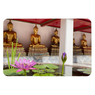 buddha lotus wat pho  magnet