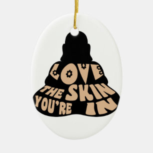 Buddha Love Ceramic Ornament
