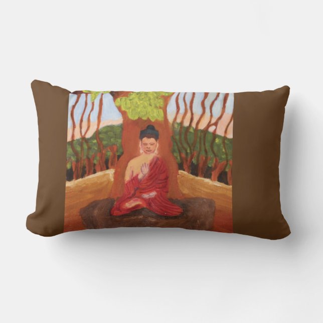 BUDDHA LUMBAR PILLOW (Front)