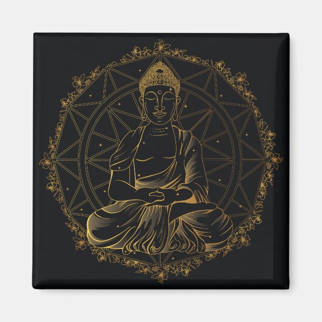 Buddha Mandala Magnet (Front)