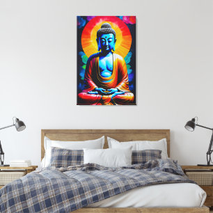 Buddha Meditates Canvas Print