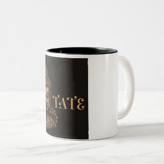 Buddha Meditates  Two-Tone Coffee Mug