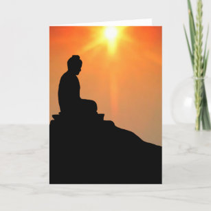 Buddha Meditating Card