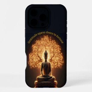 Buddha meditating under a tree iPhone 16 pro max case