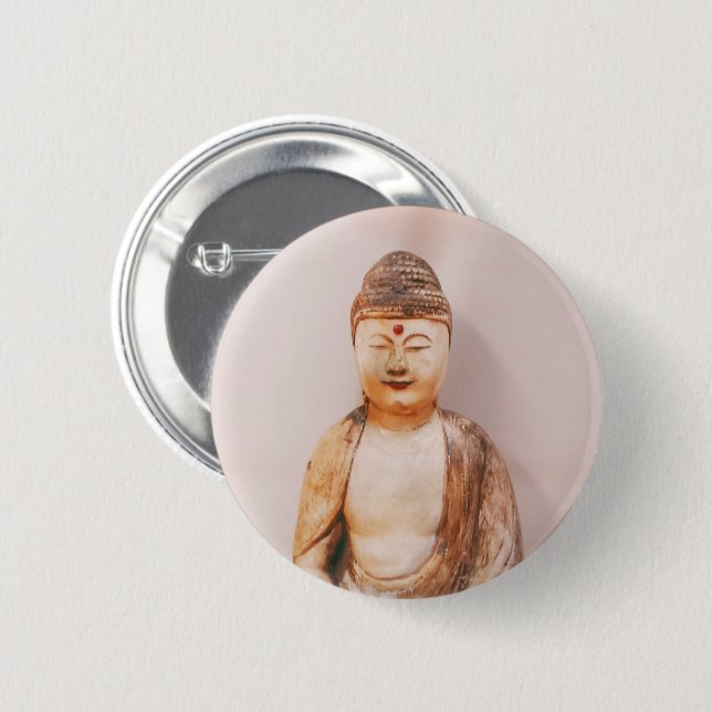 Buddha Meditation  2 Inch Round Button (Front & Back)