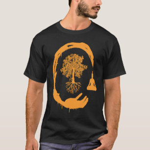 Buddha Monk Namaste Praying Pray Smile Happy Laugh T-Shirt