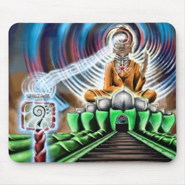 Buddha Mouse Pad (Front)