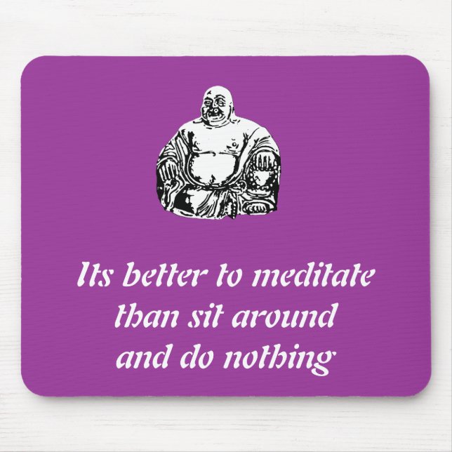buddha mouse pad (Front)