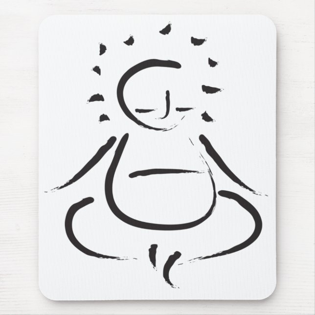 Buddha Mouse Pad (Front)