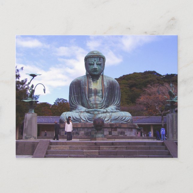 Buddha of Kamikura-postcard Postcard (Front)