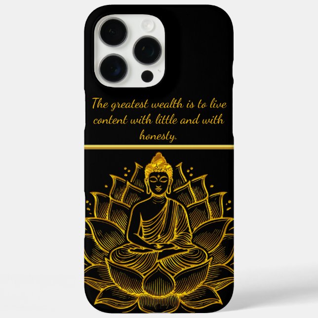 Buddha on Lotus Flower. Case-Mate iPhone Case (Back)
