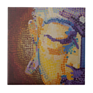 Buddha painting tile