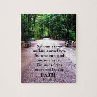 Buddha Path Quote Jigsaw Puzzle