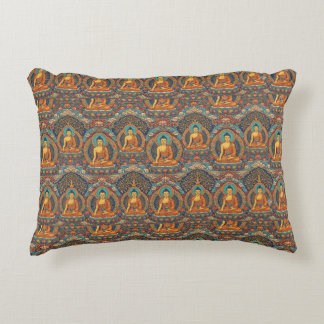 Buddha Pattern Accent Pillow