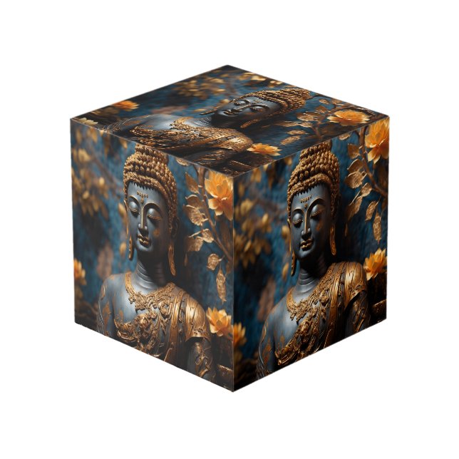 Buddha Photo Cube (Front Angled)